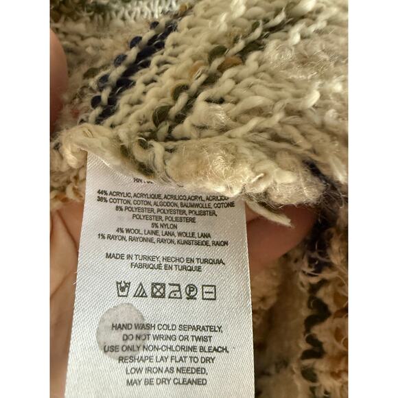 ANTHROPOLOGIE MOTH sz S Chloe boucle open long cardigan sweater EUC - Picture 5 of 6